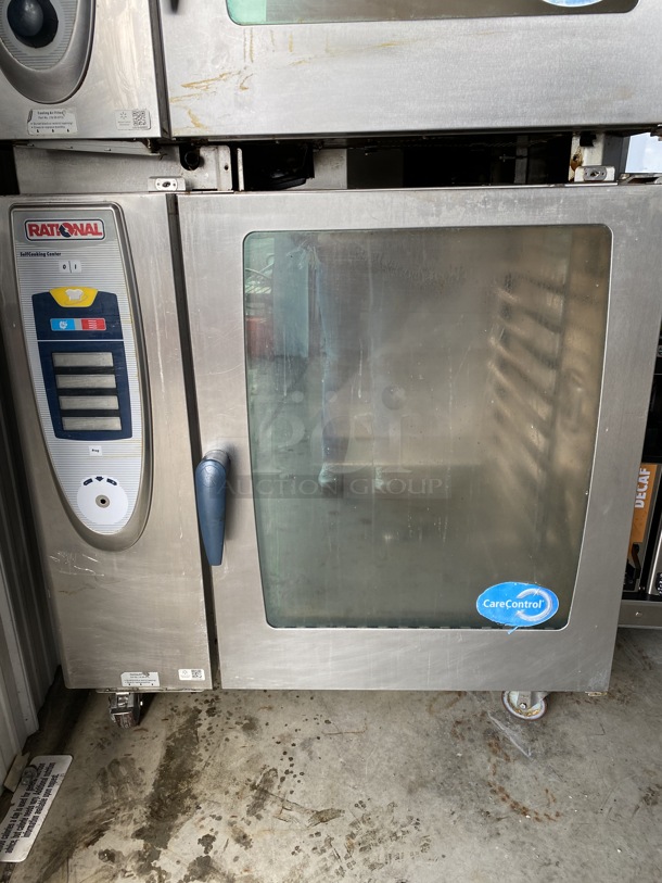 2 GORGEOUS! Rational Stainless Steel Commercial Combitherm Self Cooking Center Convection Ovens on Commercial Casters. Top Model: SCC WE 62. Bottom Model: SCC WE 102. 208/480 Volts, 3 Phase. 42x40x74 2 Times Your Bid! - Image 4 of 12