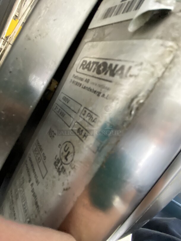 2 GORGEOUS! Rational Stainless Steel Commercial Combitherm Self Cooking Center Convection Ovens on Commercial Casters. Top Model: SCC WE 62. Bottom Model: SCC WE 102. 208/480 Volts, 3 Phase. 42x40x74 2 Times Your Bid! - Image 8 of 12