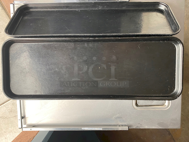 HUGE LOT! 14 Carlisle 269FMT - Fiberglass Market Tray - 25-1/2"Wx8-3/4"D 

Go perfect with Lot #5 Dry Display Case.

14x Your Bid - Image 2 of 4