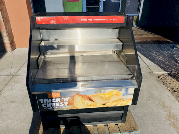 PERFECT! Randell SSAC-40BSC 40" Display Merchandiser Grab-N-Go Refrigerated Self-Service Air-Curtain With Digital Temp Control.
In Perfect Working Order When Last Tested. 

115v, 60hz, 1ph, 8.6amps.  - Image 6 of 8