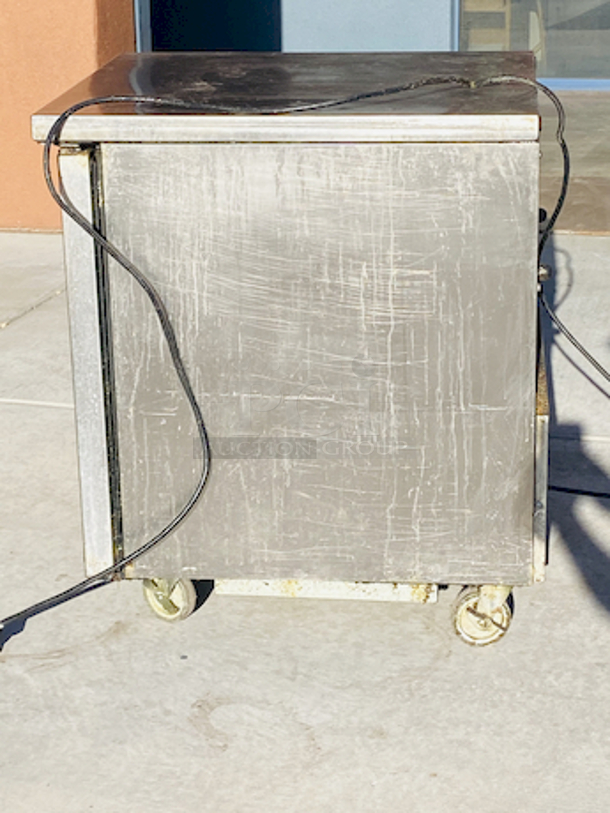 PARTS! True TUC-27F-HC 27 5/8" W Undercounter Freezer w/ (1) Section & (1) Left Hinge Door, 115v  
Self-contained, capillary tube system uses environmentally friendly R290 hydrocarbon refrigerant
Dimensions & Utilities

279⁄16 in. W x 311⁄16 in. D x 3515⁄16 in. H
2.3 A, 1⁄4 HP
115 V/60 Hz/1 ph, 7-ft. cord with a NEMA 5-15P plug
 - Image 5 of 9
