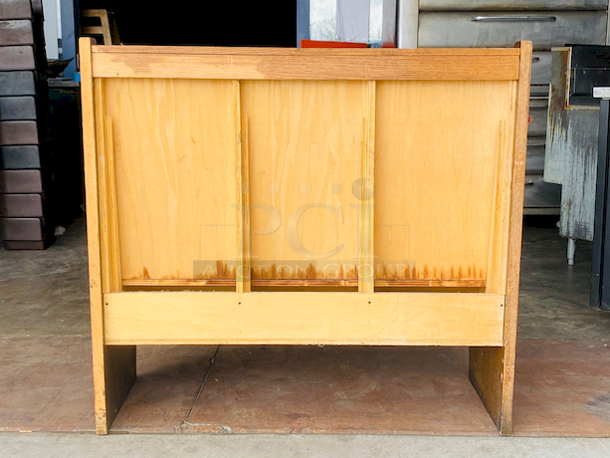 SOLID! Single Wood Bench with Wood Seat and Wood Back!

47-1/2x 24x44 - Image 4 of 4