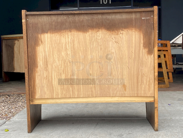 SOLID! Single Wood Bench with Wood Seat and Wood Back!

47-1/2x 24x44 - Image 4 of 6