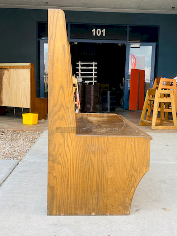 SOLID! Single Wood Bench with Wood Seat and Wood Back!

47-1/2x 24x44 - Image 2 of 5