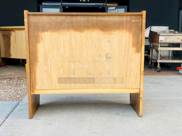 SOLID! Single Wood Bench with Wood Seat and Wood Back!

47-1/2x 24x44 - Image 3 of 5