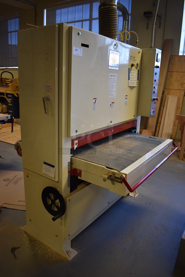 Safety Speed Model WBS4375 Metal Commercial Floor Style Wide Belt Sander. 208/230/460 Volts, 3 Phase. 59x48x70. (Midtown 2: Room 130) - Image 5 of 12