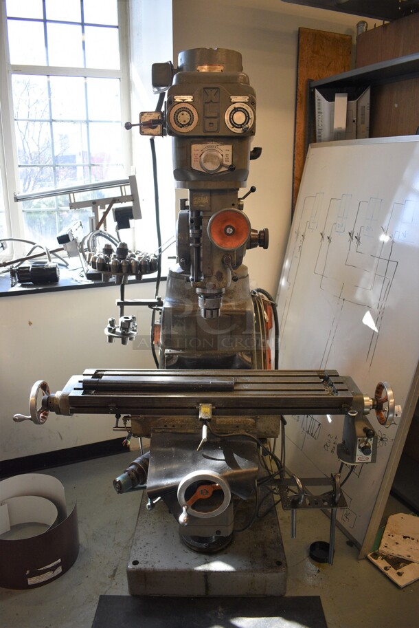 SWEET! Ex-cell-o Model 602 Metal Commercial Floor Style Vertical Milling Machine. 55x57x80 (Midtown 1: Room 122)