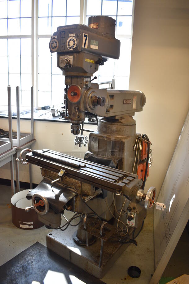 SWEET! Ex-cell-o Model 602 Metal Commercial Floor Style Vertical Milling Machine. 55x57x80 (Midtown 1: Room 122) - Image 3 of 9