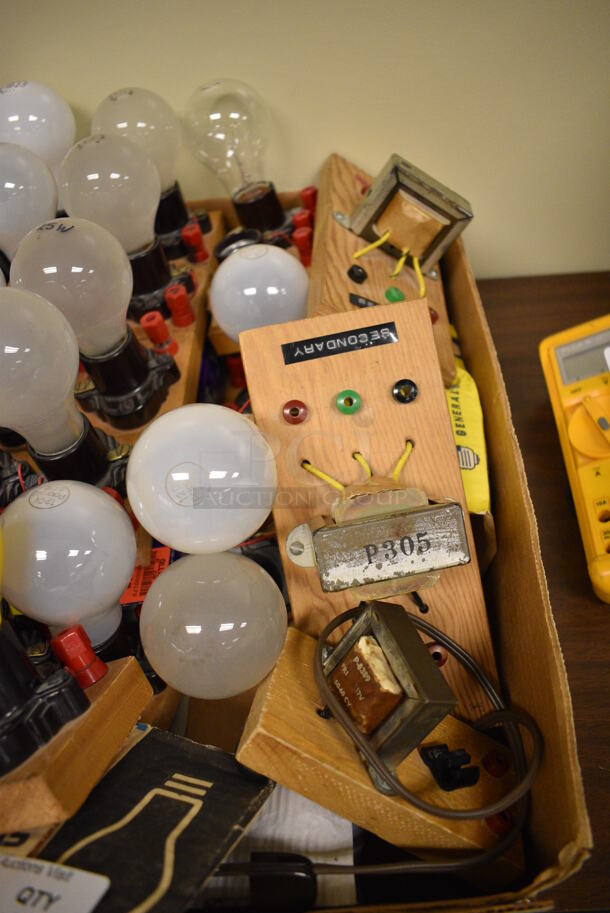ALL ONE MONEY! Lot of 11 Boards w/ Lightbulbs! 5.5x3x5 - Image 3 of 4