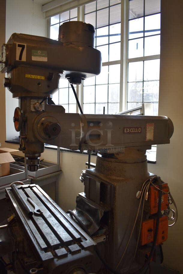 SWEET! Ex-cell-o Model 602 Metal Commercial Floor Style Vertical Milling Machine. 55x57x80 (Midtown 1: Room 122) - Image 4 of 9