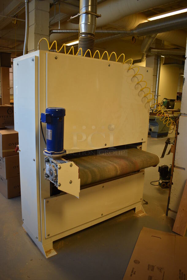 Safety Speed Model WBS4375 Metal Commercial Floor Style Wide Belt Sander. 208/230/460 Volts, 3 Phase. 59x48x70. (Midtown 2: Room 130) - Image 12 of 12