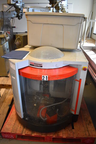 WOW! Emco Concept Mill 55 Metal Commercial Floor Style Milling Machine. 110/230 Volts, 1 Phase. 40x40x38 (Midtown 1: Room 122)