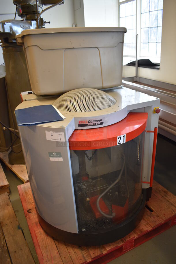 WOW! Emco Concept Mill 55 Metal Commercial Floor Style Milling Machine. 110/230 Volts, 1 Phase. 40x40x38 (Midtown 1: Room 122) - Image 2 of 12