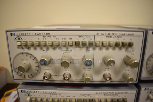 3 Hewlett Packard HP Model 3312A Function Generator. 8.5x14x4. 3 Times Your Bid! (Midtown 2: Room 105) - Image 3 of 5