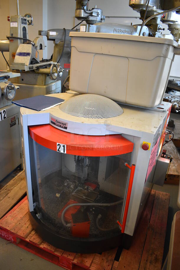 WOW! Emco Concept Mill 55 Metal Commercial Floor Style Milling Machine. 110/230 Volts, 1 Phase. 40x40x38 (Midtown 1: Room 122) - Image 3 of 12