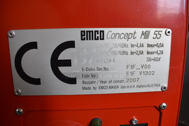 WOW! Emco Concept Mill 55 Metal Commercial Floor Style Milling Machine. 110/230 Volts, 1 Phase. 40x40x38 (Midtown 1: Room 122) - Image 9 of 12