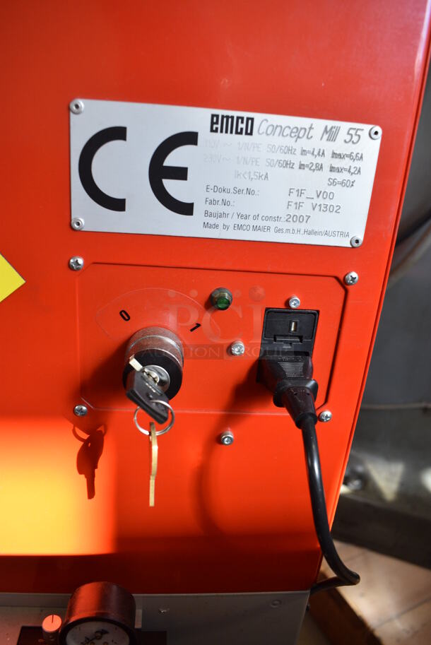 WOW! Emco Concept Mill 55 Metal Commercial Floor Style Milling Machine. 110/230 Volts, 1 Phase. 40x40x38 (Midtown 1: Room 122) - Image 10 of 12
