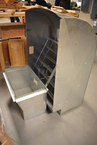 Metal Ventilation Piece. 28x16x38. (Midtown 2: Room 130)