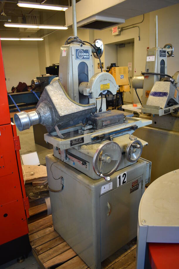 SWEET! Harig Super 618 Metal Commercial Floor Style Horizontal Surface Grinder Machine w/ Electromatic Magnetic Chuck Control. 240 Volts, 3 Phase. 43x37x77 (Midtown 1: Room 122) - Image 1 of 12