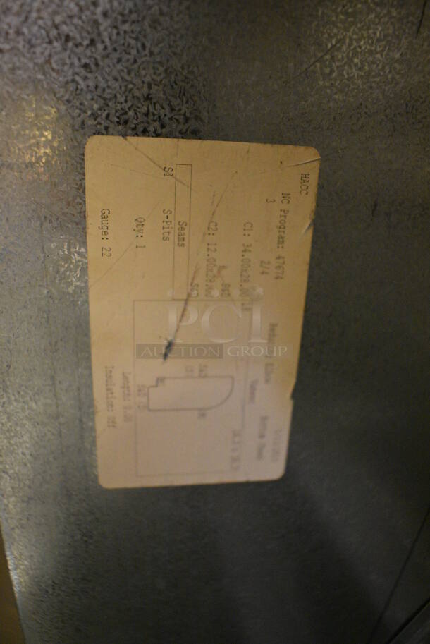 Metal Ventilation Piece. 28x16x38. (Midtown 2: Room 130) - Image 6 of 6