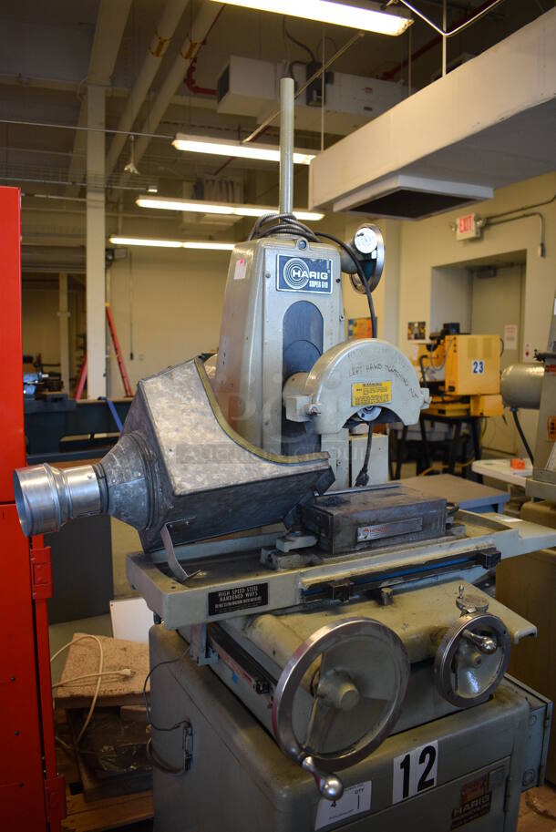 SWEET! Harig Super 618 Metal Commercial Floor Style Horizontal Surface Grinder Machine w/ Electromatic Magnetic Chuck Control. 240 Volts, 3 Phase. 43x37x77 (Midtown 1: Room 122) - Image 3 of 12