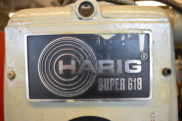 SWEET! Harig Super 618 Metal Commercial Floor Style Horizontal Surface Grinder Machine w/ Electromatic Magnetic Chuck Control. 240 Volts, 3 Phase. 43x37x77 (Midtown 1: Room 122) - Image 7 of 12