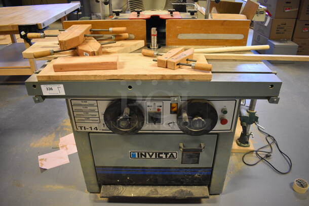 Invicta Model TI-14 Metal Commercial Floor Style Shaper. 45x48x42. (Midtown 2: Room 130)