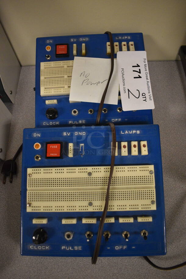 2 Blue Metal Units. 7.5x7x3. 2 Times Your Bid! (Midtown 2: Room 105) - Image 1 of 5