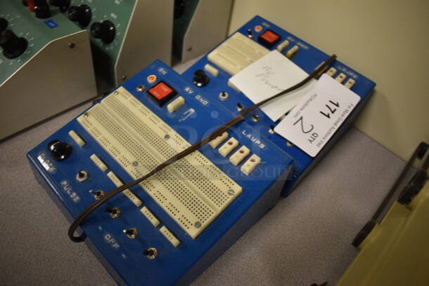 2 Blue Metal Units. 7.5x7x3. 2 Times Your Bid! (Midtown 2: Room 105) - Image 3 of 5