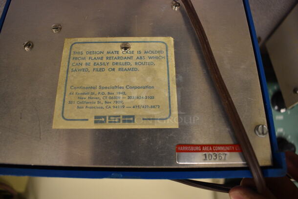 2 Blue Metal Units. 7.5x7x3. 2 Times Your Bid! (Midtown 2: Room 105) - Image 5 of 5