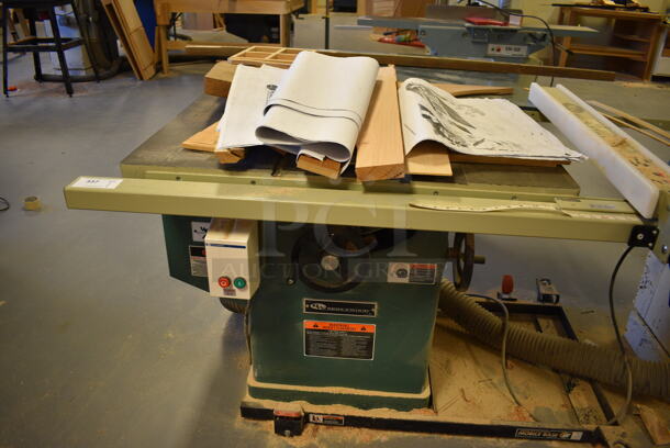Bridgewood Metal Commercial Floor Style Table Saw. 84x72x38. (Midtown 2: Room 130) - Image 2 of 12