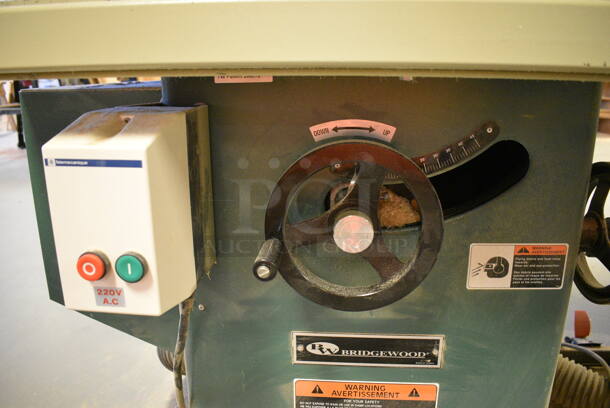 Bridgewood Metal Commercial Floor Style Table Saw. 84x72x38. (Midtown 2: Room 130) - Image 5 of 12