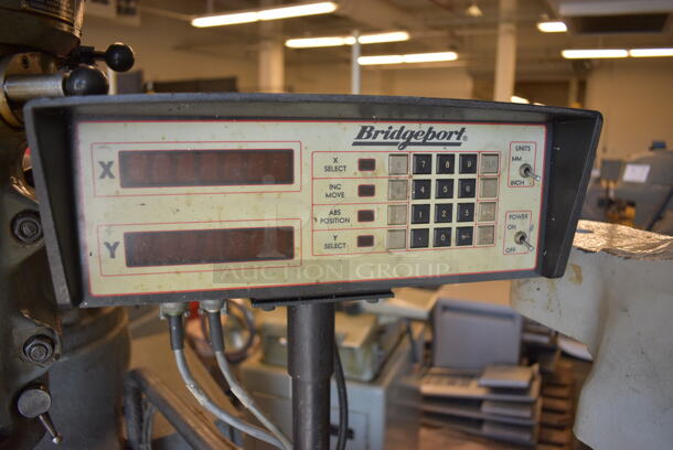 SWEET! Bridgeport Metal Commercial Floor Style Milling Machine. 59x65x82 (Midtown 1: Room 122) - Image 9 of 11
