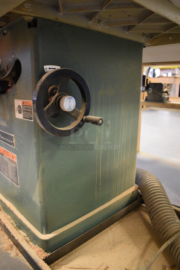 Bridgewood Metal Commercial Floor Style Table Saw. 84x72x38. (Midtown 2: Room 130) - Image 12 of 12