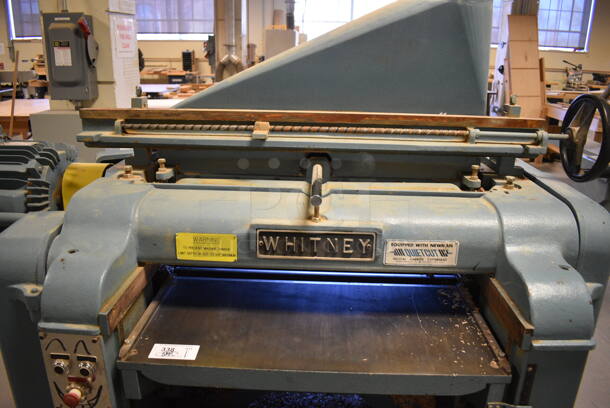 Whitney Metal Commercial Floor Style Saw. BUYER MUST REMOVE - Winning bidder must schedule a pick up appointment between 5/3/21 - 5/7/21 to pick up this item and work with PCI to complete the necessary COVID approval process. 86x64x70. (Midtown 2: Room 130) - Image 3 of 12