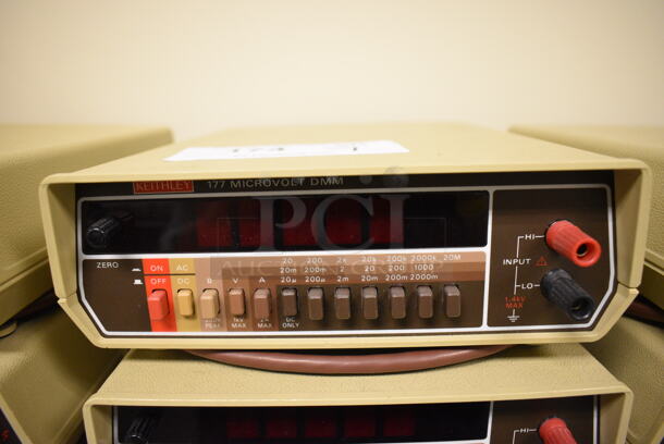 7 Keithley 177 Microvolt DMM Voltmeter. 9x11x3. 7 Times Your Bid! (Midtown 2: Room 105) - Image 4 of 6