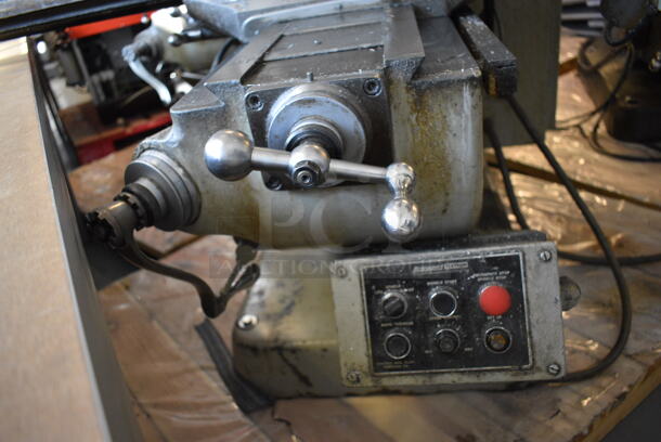 SWEET! Bridgeport Metal Commercial Floor Style Milling Machine. 200/400 Volts, 3 Phase. 59x65x82 (Midtown 1: Room 122) - Image 9 of 11