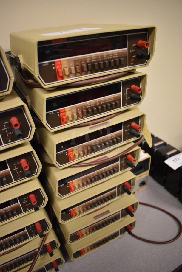 7 Keithley 177 Microvolt DMM Voltmeter. 9x11x3. 7 Times Your Bid! (Midtown 2: Room 105) - Image 3 of 6