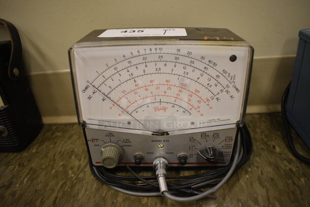 Model 850 Metal Electronic Volt-Ohmmeter. 7.5x3.5x6.5. (Midtown 2: Room 105)