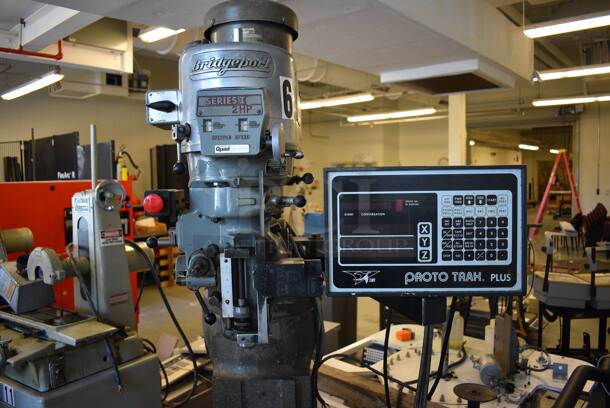 SWEET! Bridgeport Series I 2 HP Metal Commercial Floor Style Milling Machine. 200/400 Volts, 3 Phase. 59x65x82 (Midtown 1: Room 122) - Image 2 of 12