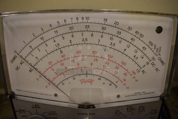 Model 850 Metal Electronic Volt-Ohmmeter. 7.5x3.5x6.5. (Midtown 2: Room 105) - Image 5 of 6