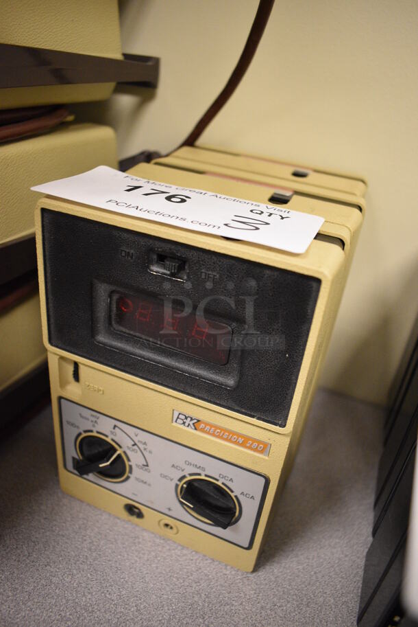 3 BK Precision 280 Digital Multimeter. 4.5x2x6.5. 3 Times Your Bid! (Midtown 2: Room 105) - Image 2 of 4
