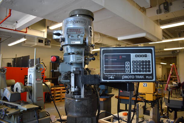 SWEET! Bridgeport Series I 2 HP Metal Commercial Floor Style Milling Machine. 200/400 Volts, 3 Phase. 59x65x82 (Midtown 1: Room 122) - Image 6 of 12
