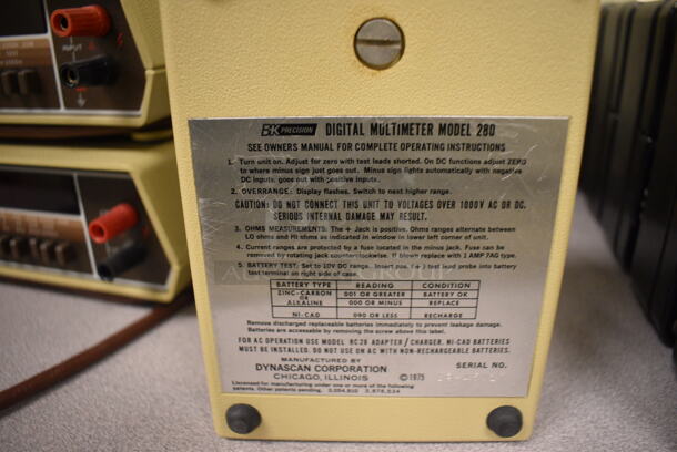 3 BK Precision 280 Digital Multimeter. 4.5x2x6.5. 3 Times Your Bid! (Midtown 2: Room 105) - Image 4 of 4