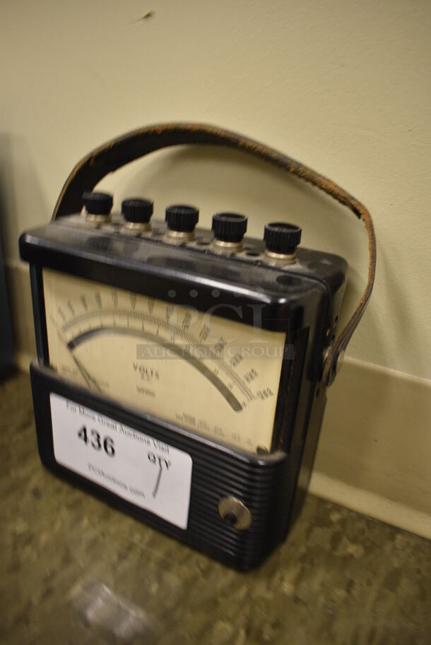 Weston Metal Voltmeter. 7x3.5x7. (Midtown 2: Room 105) - Image 2 of 6