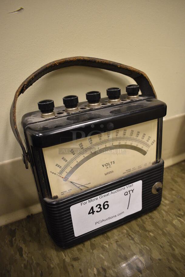 Weston Metal Voltmeter. 7x3.5x7. (Midtown 2: Room 105) - Image 4 of 6