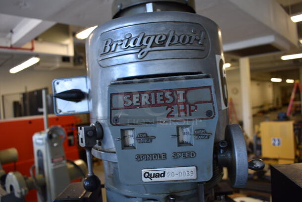 SWEET! Bridgeport Series I 2 HP Metal Commercial Floor Style Milling Machine. 200/400 Volts, 3 Phase. 59x65x82 (Midtown 1: Room 122) - Image 11 of 12