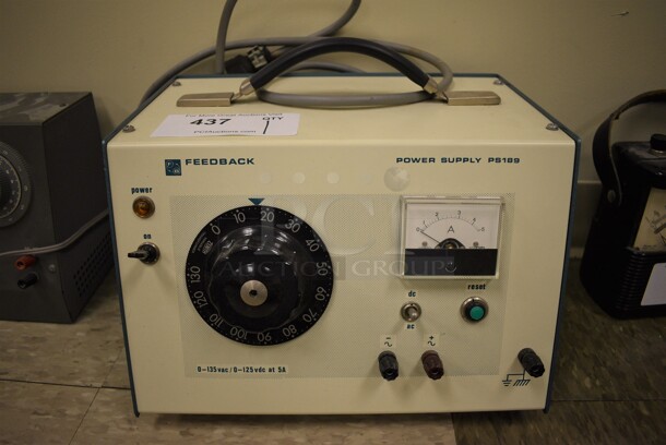 Feedback Model PS189 Metal Power Supply. 12.5x10x9. (Midtown 2: Room 105)