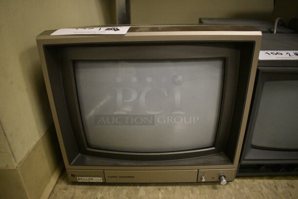 Texas Instruments Model PHA4100 Color Monitor. 12x12x11. (Midtown 2: Room 105)