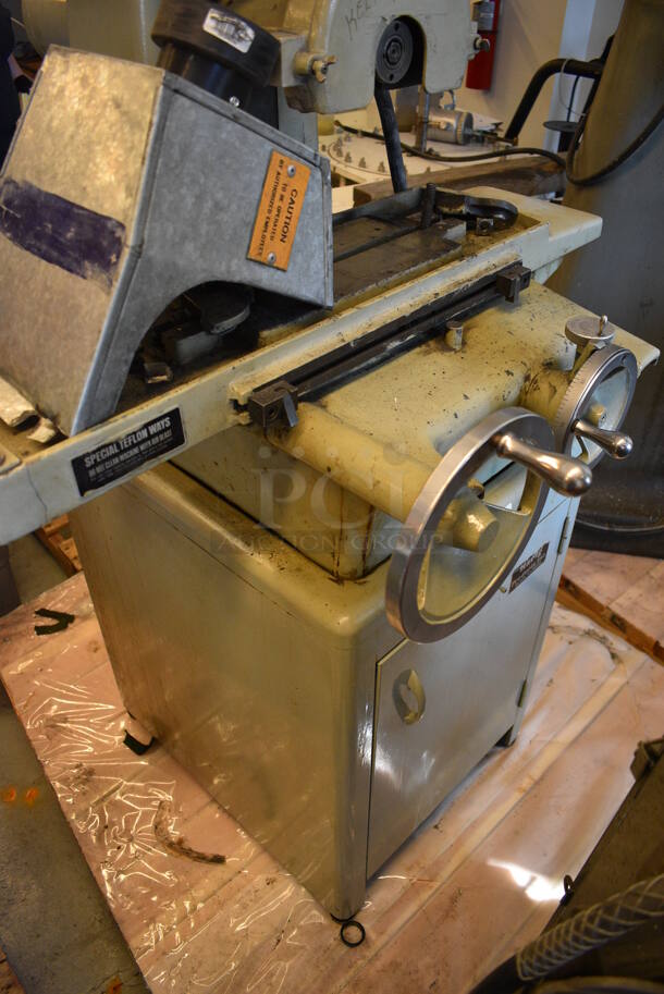 SWEET! Harig Super 612 Metal Commercial Floor Style Horizontal Surface Grinder Machine w/ Electromatic Magnetic Chuck Control. 208 Volts, 3 Phase. 43x37x77 (Midtown 1: Room 122) - Image 2 of 12